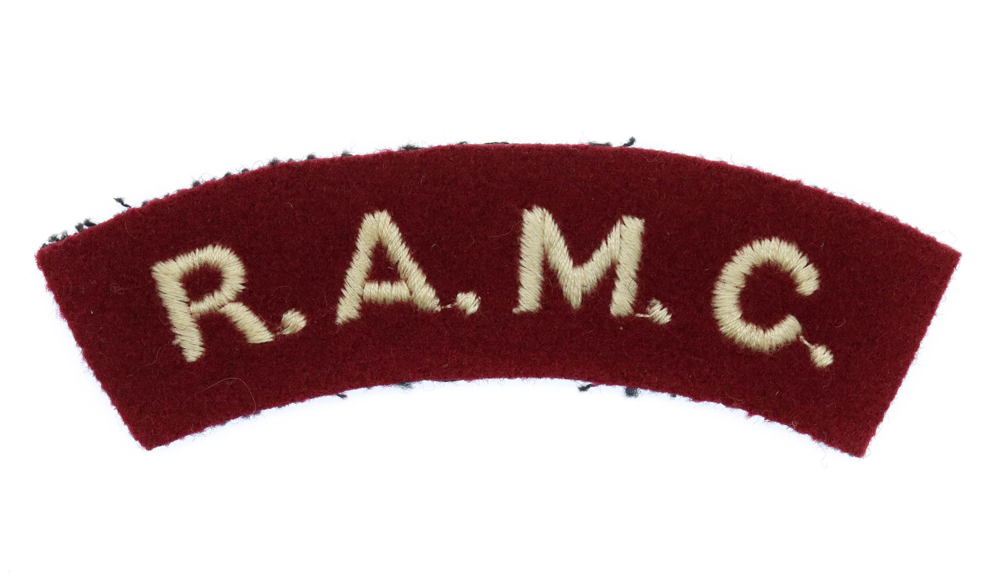 Royal Army Medical Corps (R.A.M.C.) Cloth Shoulder Title