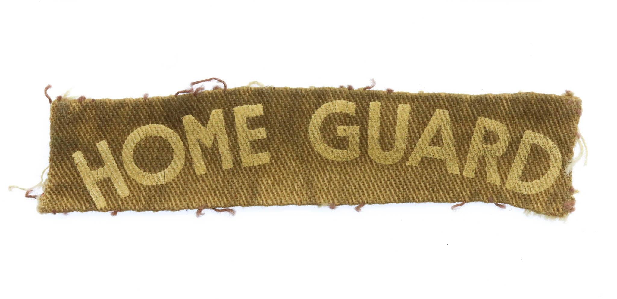 Home Guard (HOME GUARD) WW2 Painted Cloth Shoulder Title