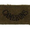 Queen's Own Cameron Highlanders (CAMERONS) WW2 Cloth Slip On Shoulder Title