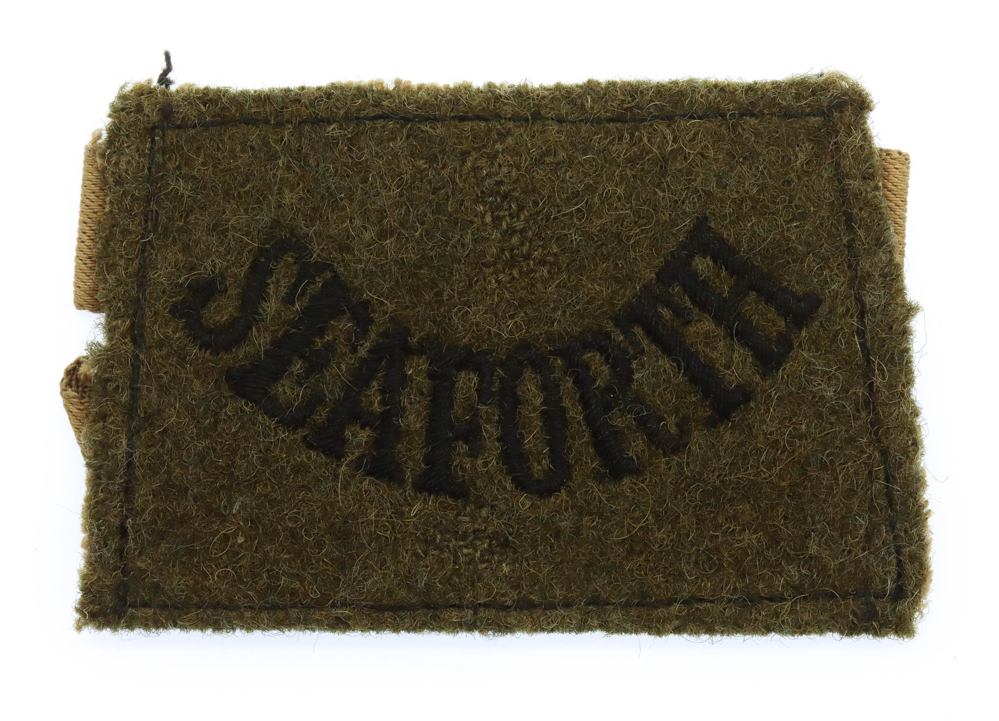 Seaforth Highlanders (SEAFORTH) WW2 Cloth Slip On Shoulder Title