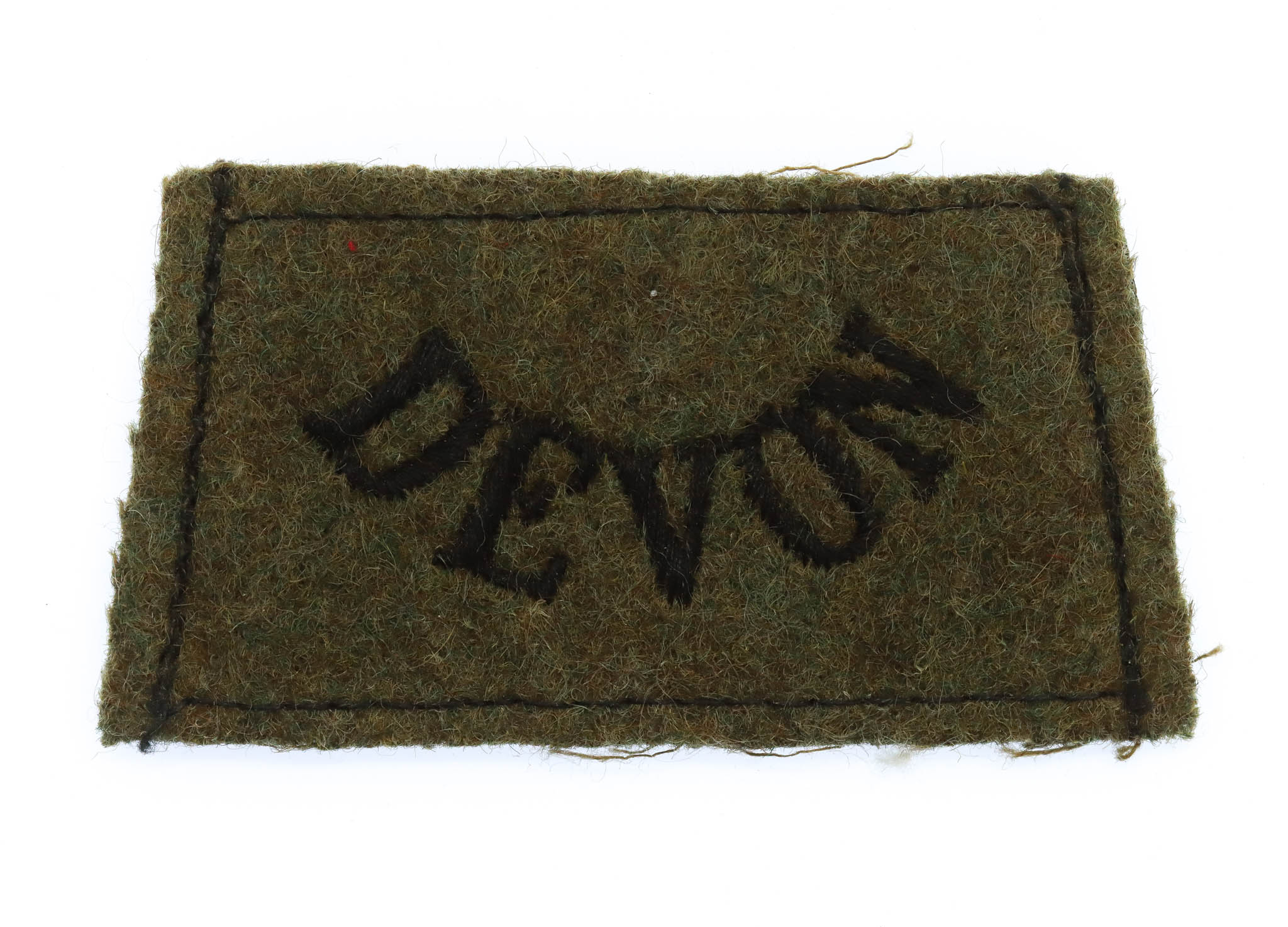 Devonshire Regiment (DEVON) WW2 Cloth Slip On Shoulder Title
