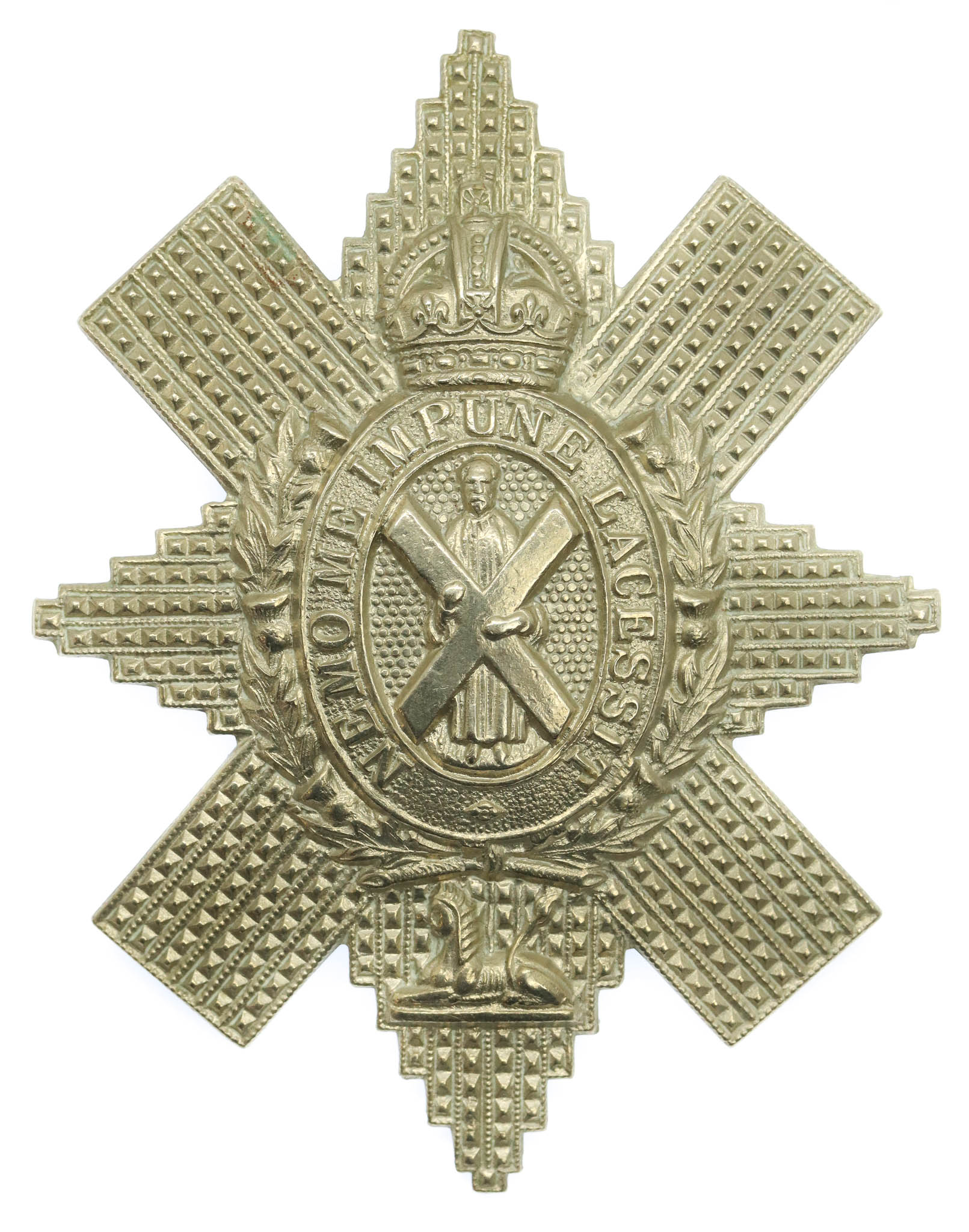 Black Watch (The Royal Highlanders) Cap Badge - King's Crown