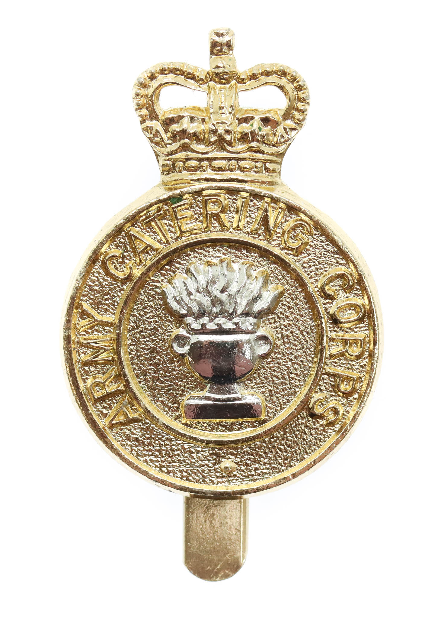 Army Catering Corps Anodised (Staybrite) Cap Badge