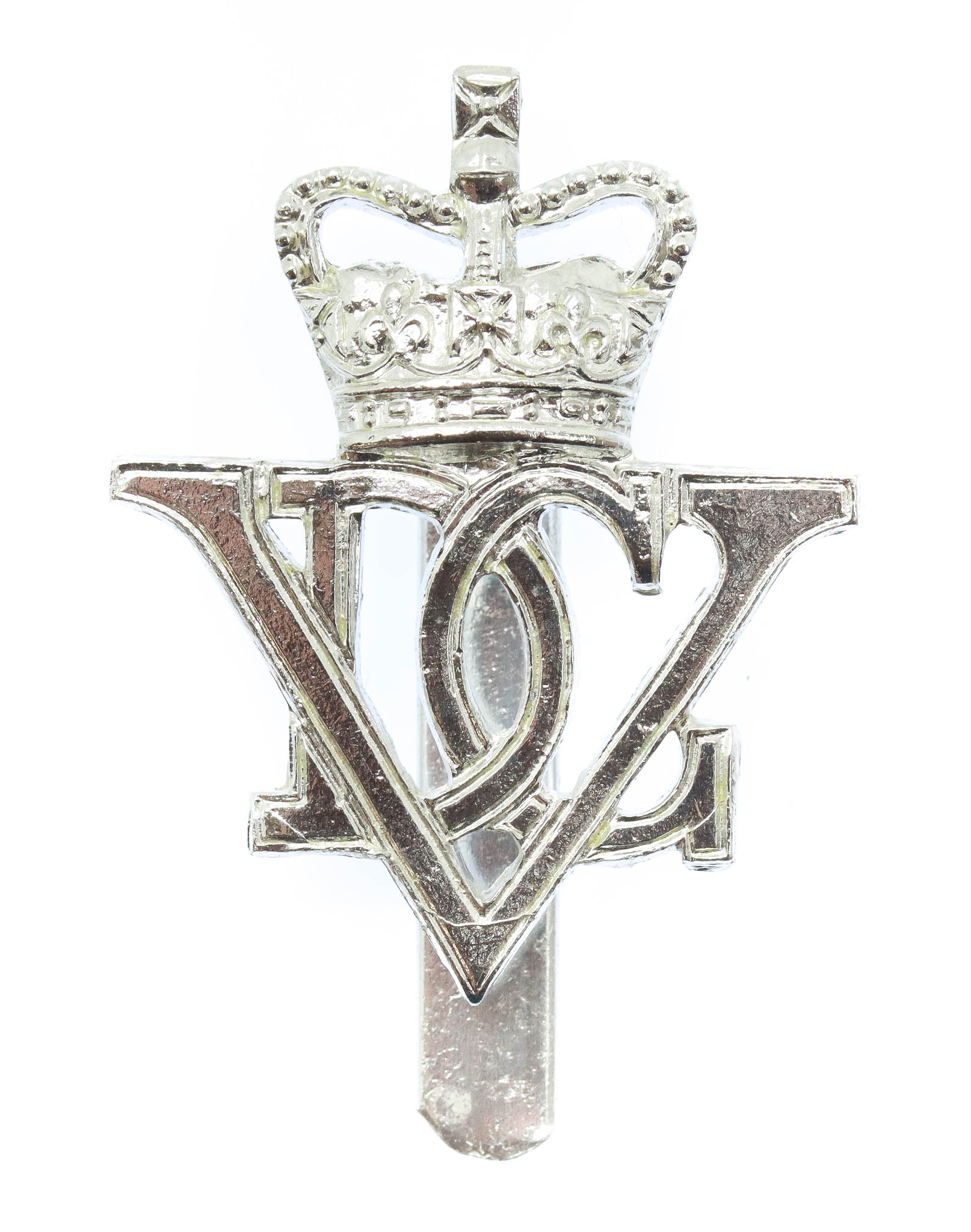 5th Dragoon Guards Anodised (Staybrite) Cap Badge