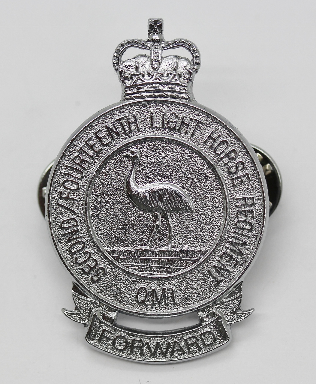 Australian Second/Fourteenth Light Horse Regiment (Queensland Mounted Infantry) Cap Badge - Queen's Crown