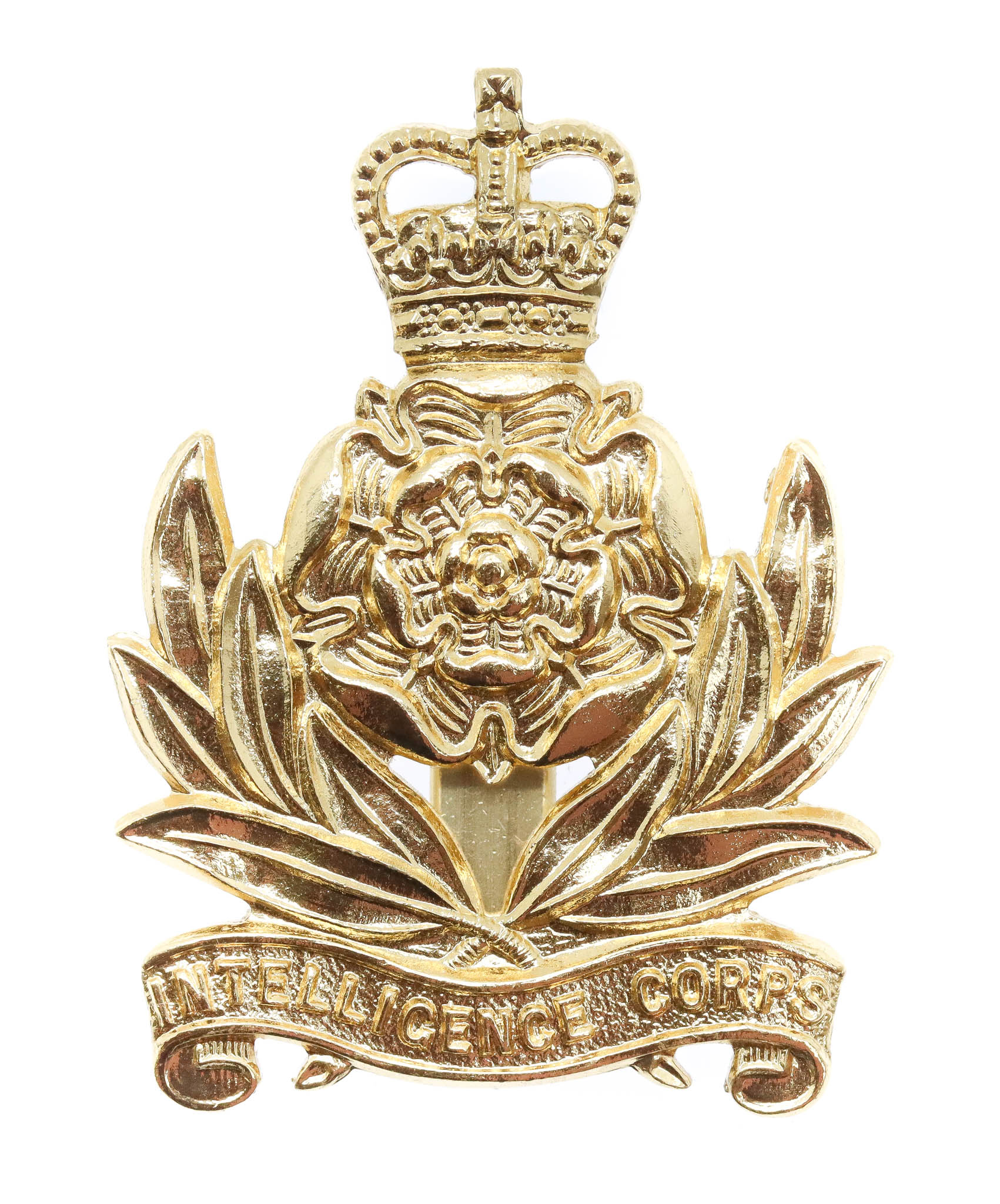 Intelligence Corps Anodised (Staybrite) Cap Badge