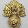 Royal Fusiliers Anodised (Staybrite) Cap Badge - Queen's Crown