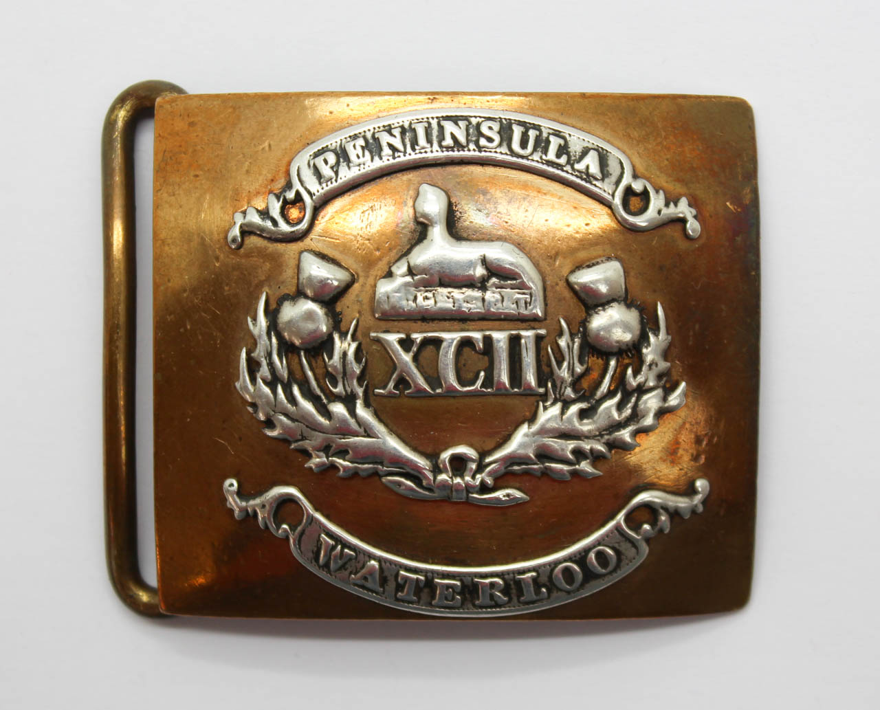 Victorian Pre 1881 92nd (Gordon Highlanders) Regiment of Foot Officer's Waist Belt Clasp
