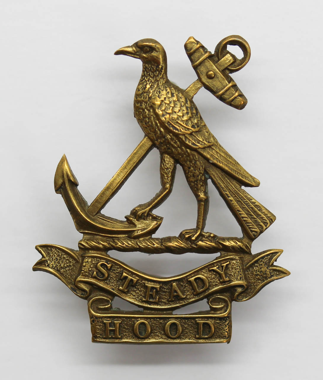 WWI Hood Battalion Royal Naval Division Cap Badge