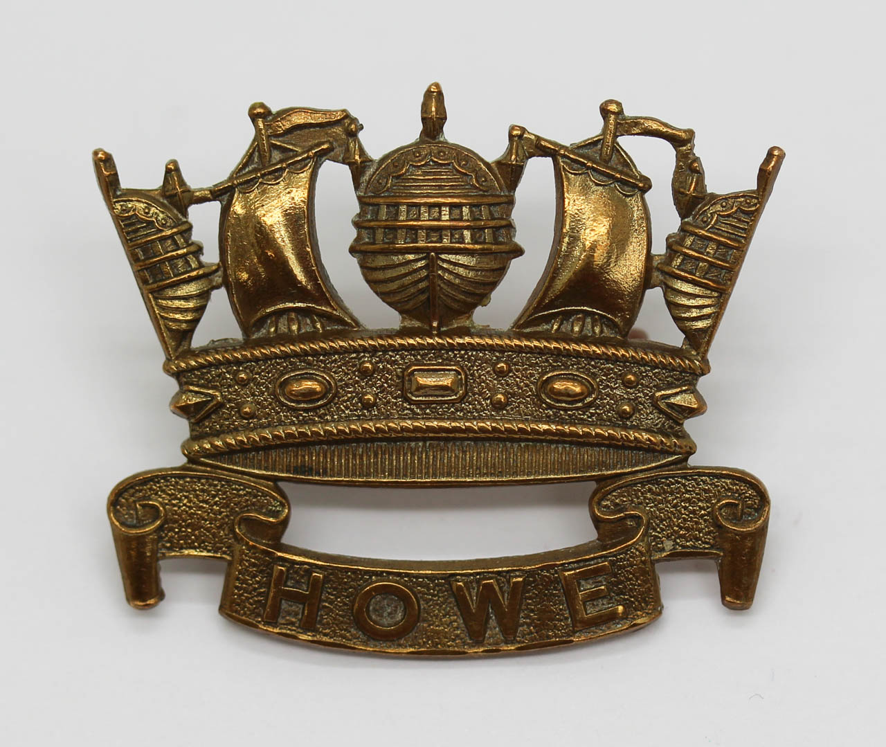 WWI Howe Battalion Royal Naval Division Cap Badge