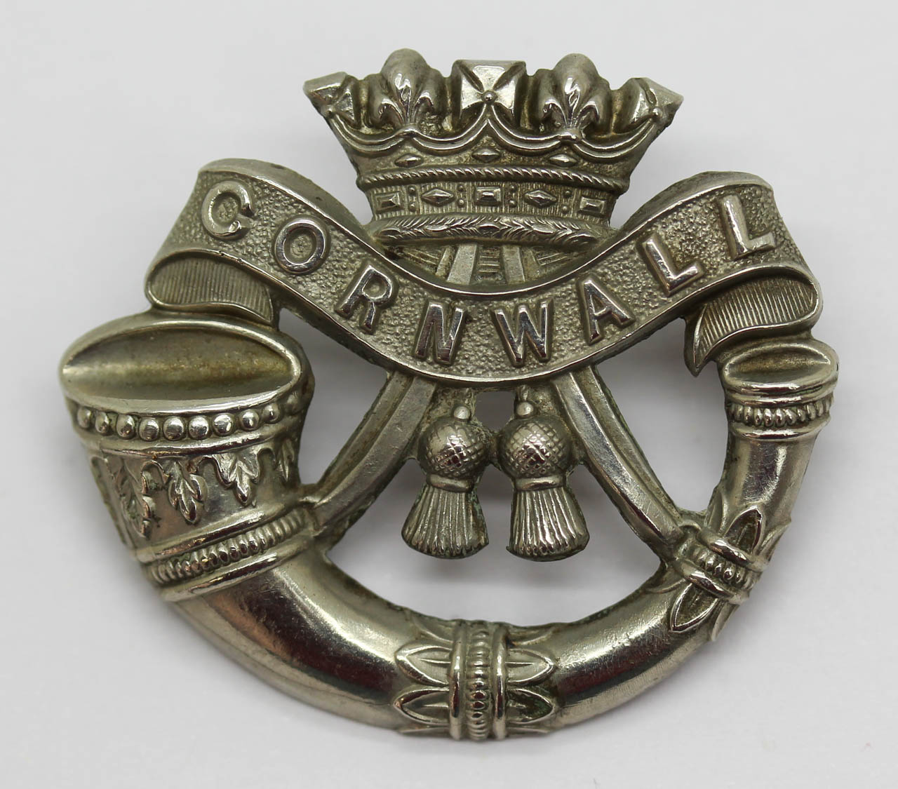 Victorian/Edwardian Duke of Cornwall's Light Infantry Cap Badge