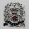 Hampshire Constabulary Sergeant's Enamelled Cap Badge - Queen's Crown