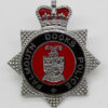 Falmouth Docks Police Enamelled Cap Badge - Queen's Crown