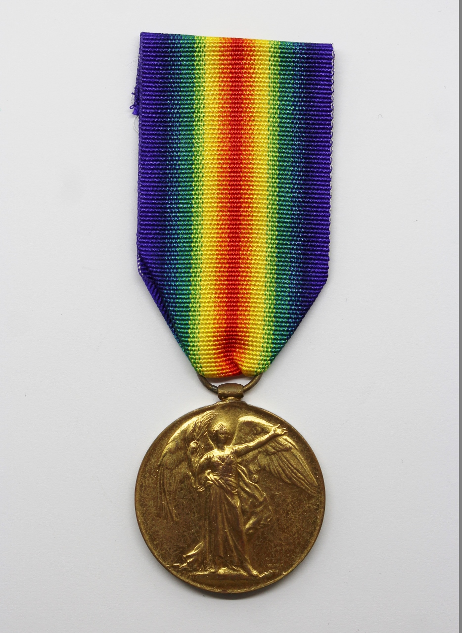 WW1 Victory Medal - Pte. H. Ware, The Queen's (Royal West Surrey) Regiment