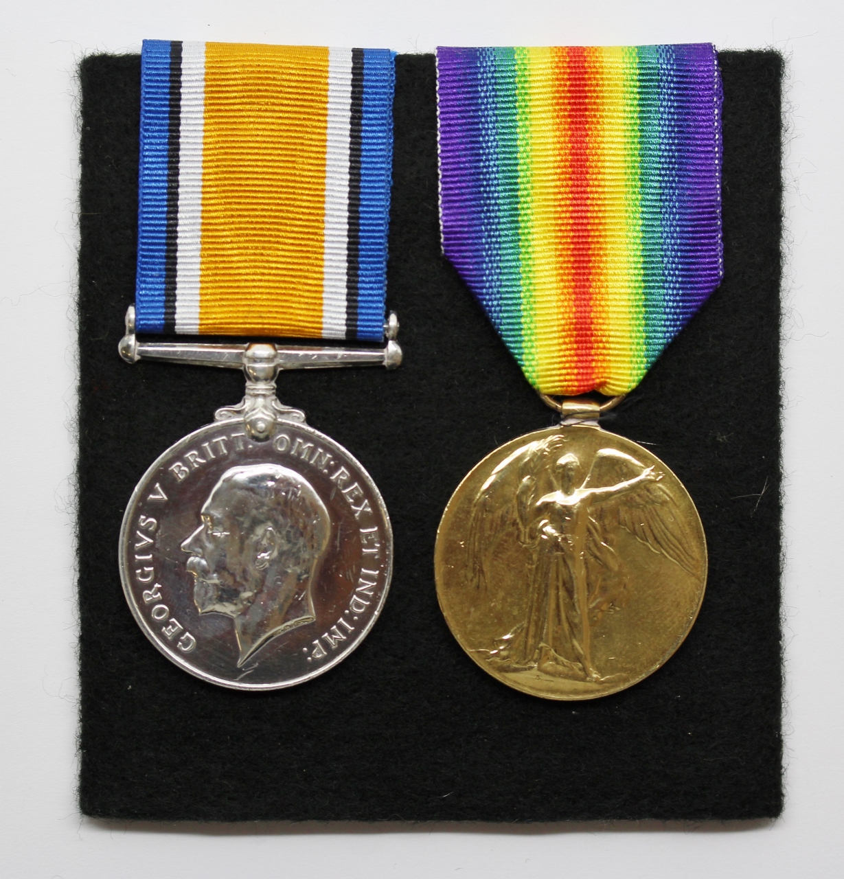 WW1 British War & Victory Medal Pair - L.A.C. E.T. Heaver, Royal Air Force