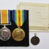 WW1 British War & Victory Medal Pair - F.Sgt. E.W. Hunter, Royal Air Force