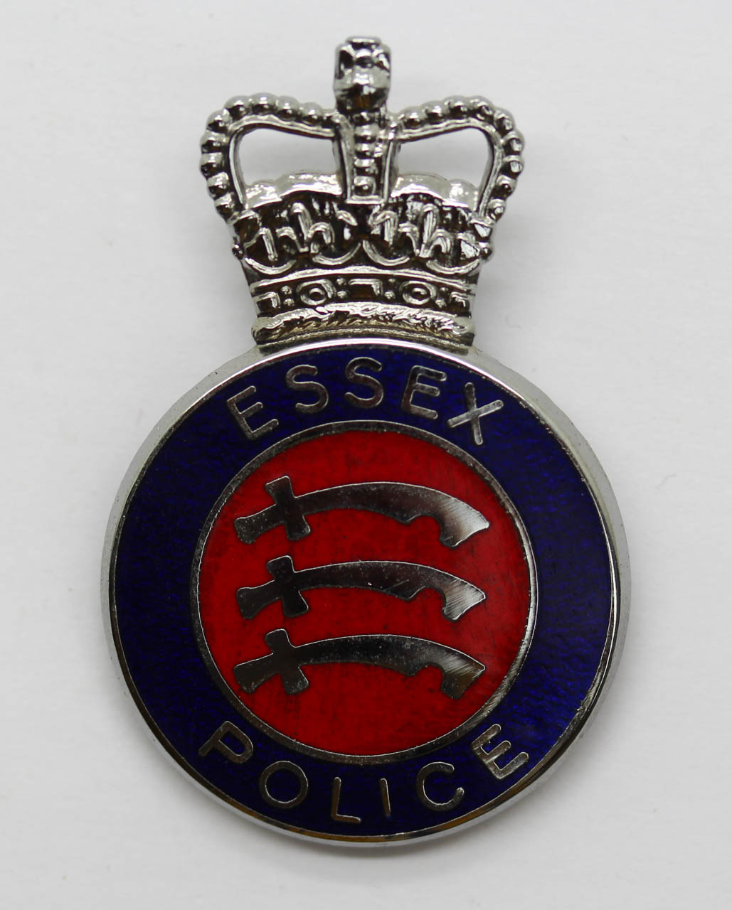 Essex Police Enamelled Cap Badge - Queen's Crown