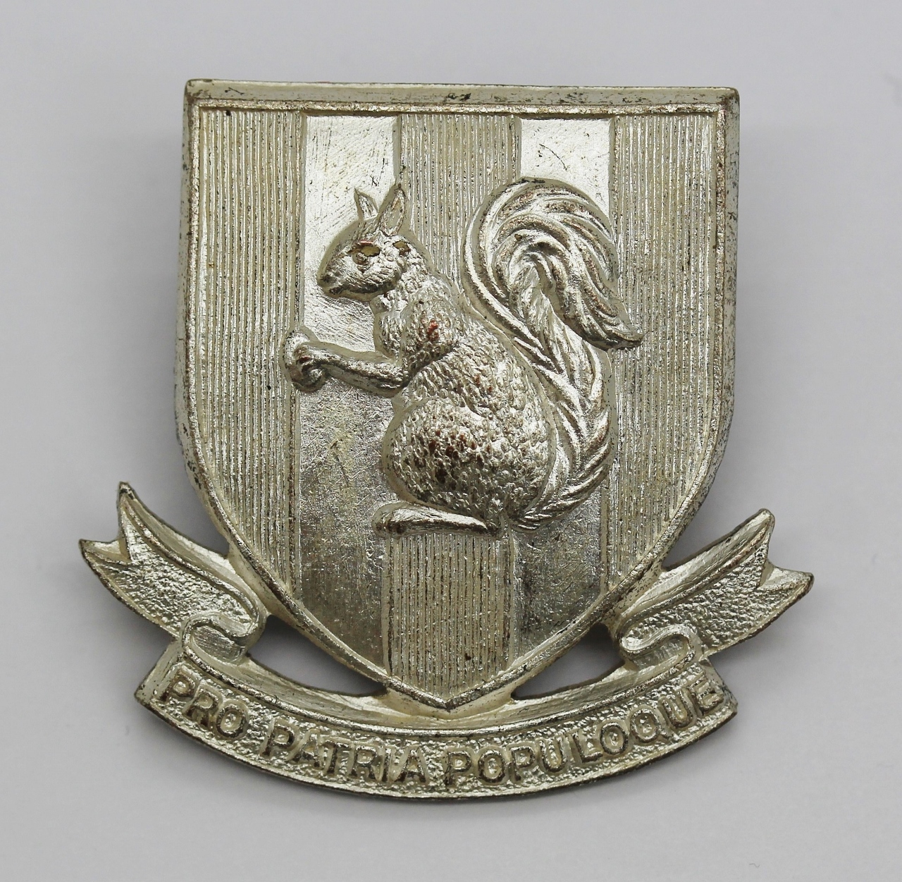 Blundell's School Tiverton O.T.C. Silver Plated Cap Badge