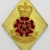 Queen's Lancashire Regiment Enamelled Cap Badge