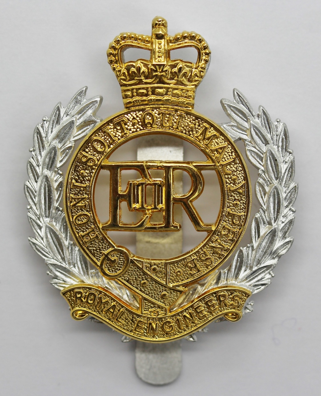 Royal Engineers Anodised (Staybrite) Cap Badge