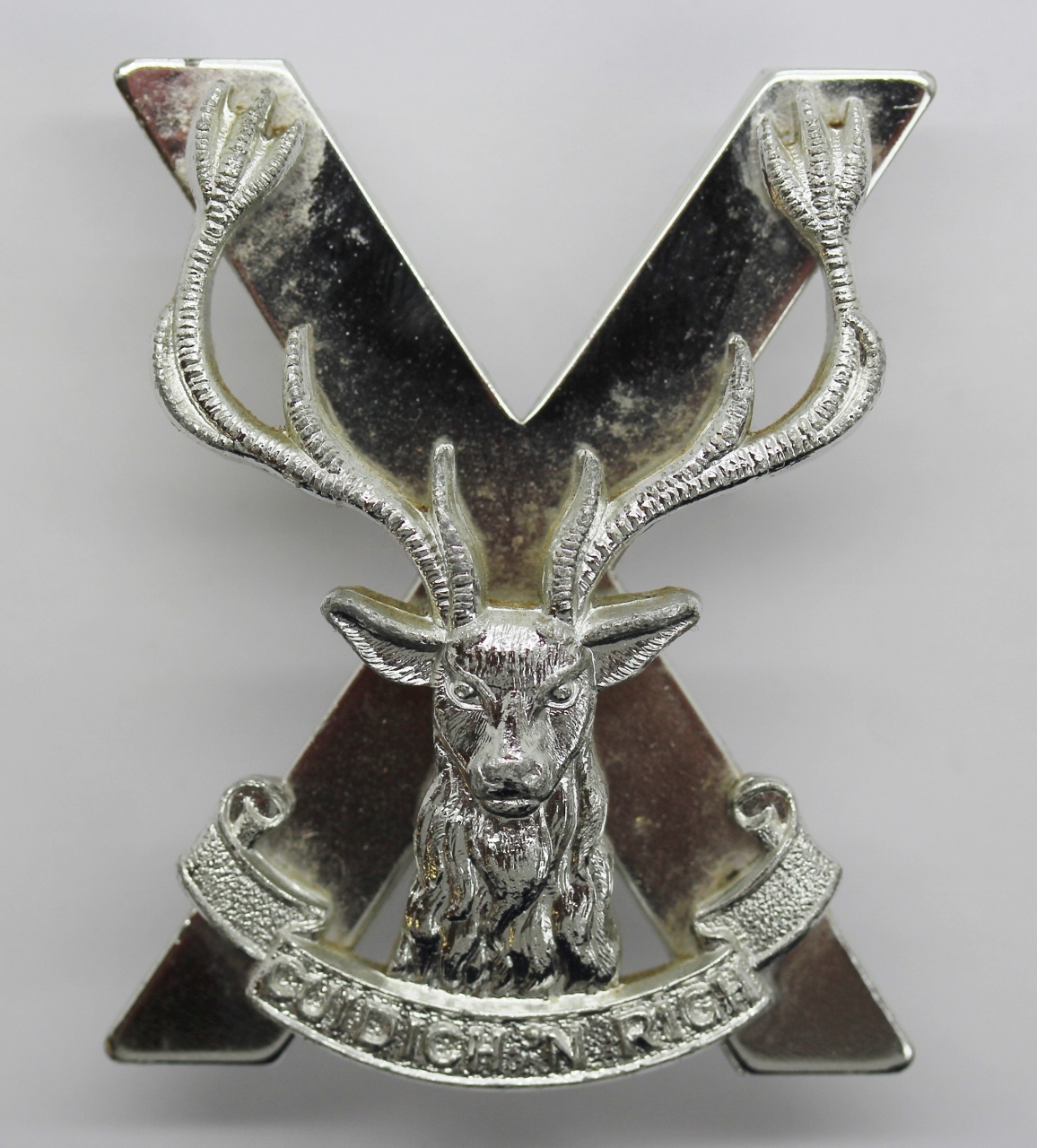 Highland Brigade Anodised (Staybrite) Cap Badge