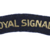 Royal Corps of Signals (ROYAL SIGNALS) Cloth Shoulder Title