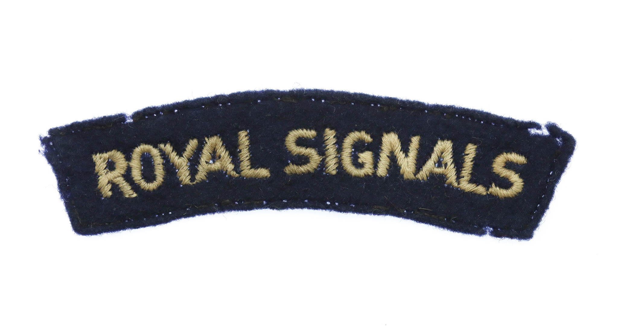 Royal Corps of Signals (ROYAL SIGNALS) Cloth Shoulder Title
