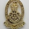 Queen's Lancashire Regiment Anodised (Staybrite) Cap Badge - Queen's Crown