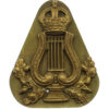British Army Bandmaster's Musician Arm Badge - King's Crown