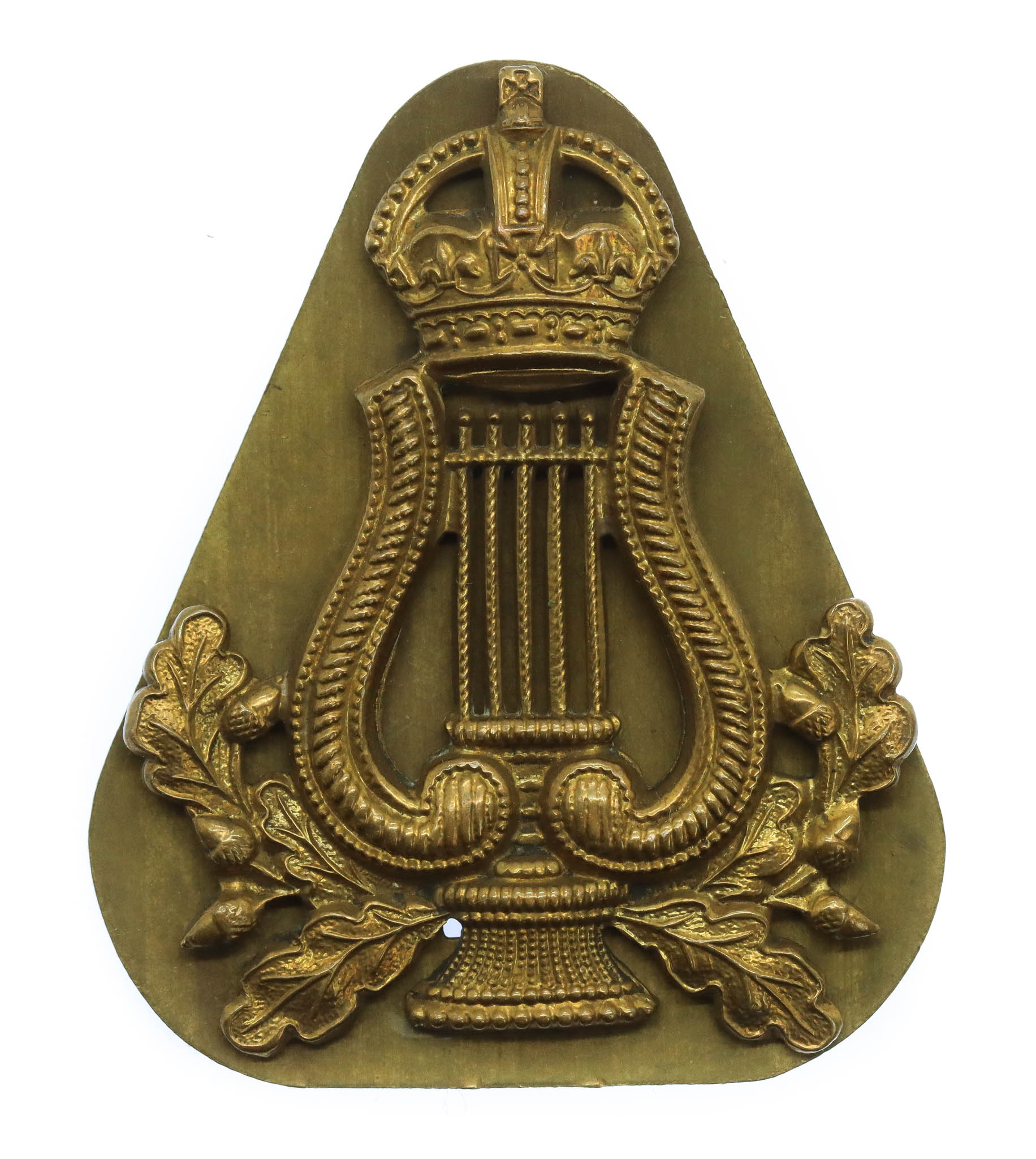 British Army Bandmaster's Musician Arm Badge - King's Crown
