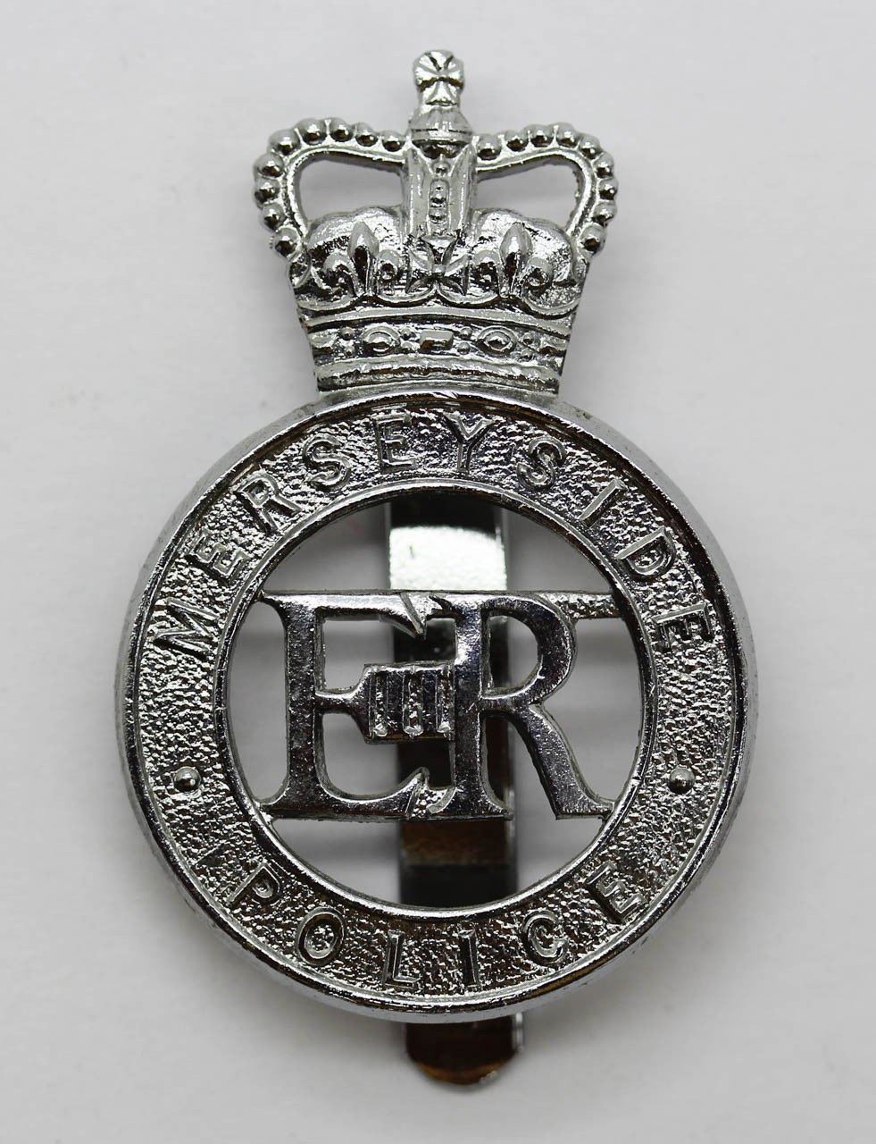 Merseyside Police Cap Badge - Queen's Crown