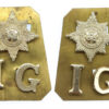 Pair of Irish Guards Anodised (Staybrite) Shoulder Titles
