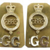 Pair of Grenadier Guards Anodised (Staybrite) Shoulder Titles