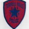 United States Terrell Hills Texas Police Cloth Patch