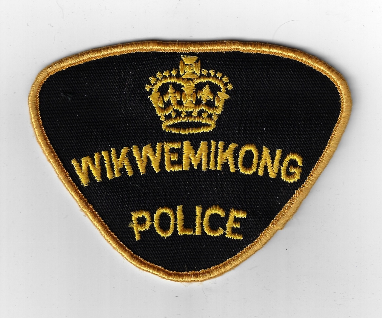 Canadian Wikwemikong Police Cloth Patch