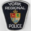 Canadian York Regional Police Cloth Patch