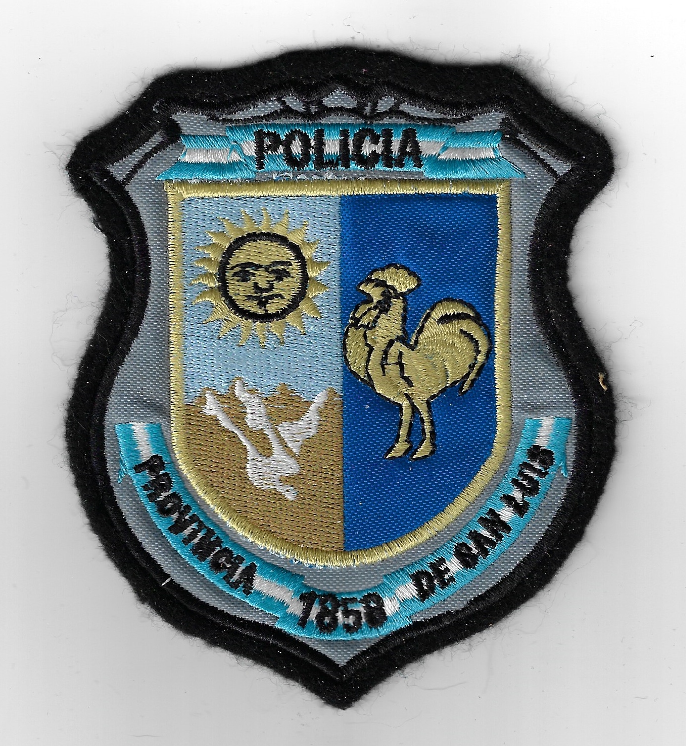 Argentinia Policia Provincia De San Luis Cloth Patch