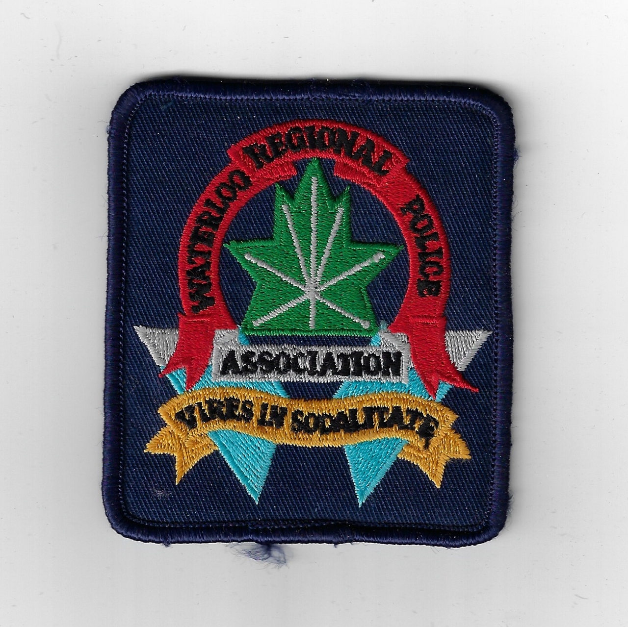 Canadian Waterloo Regional Police Association Cloth Patch