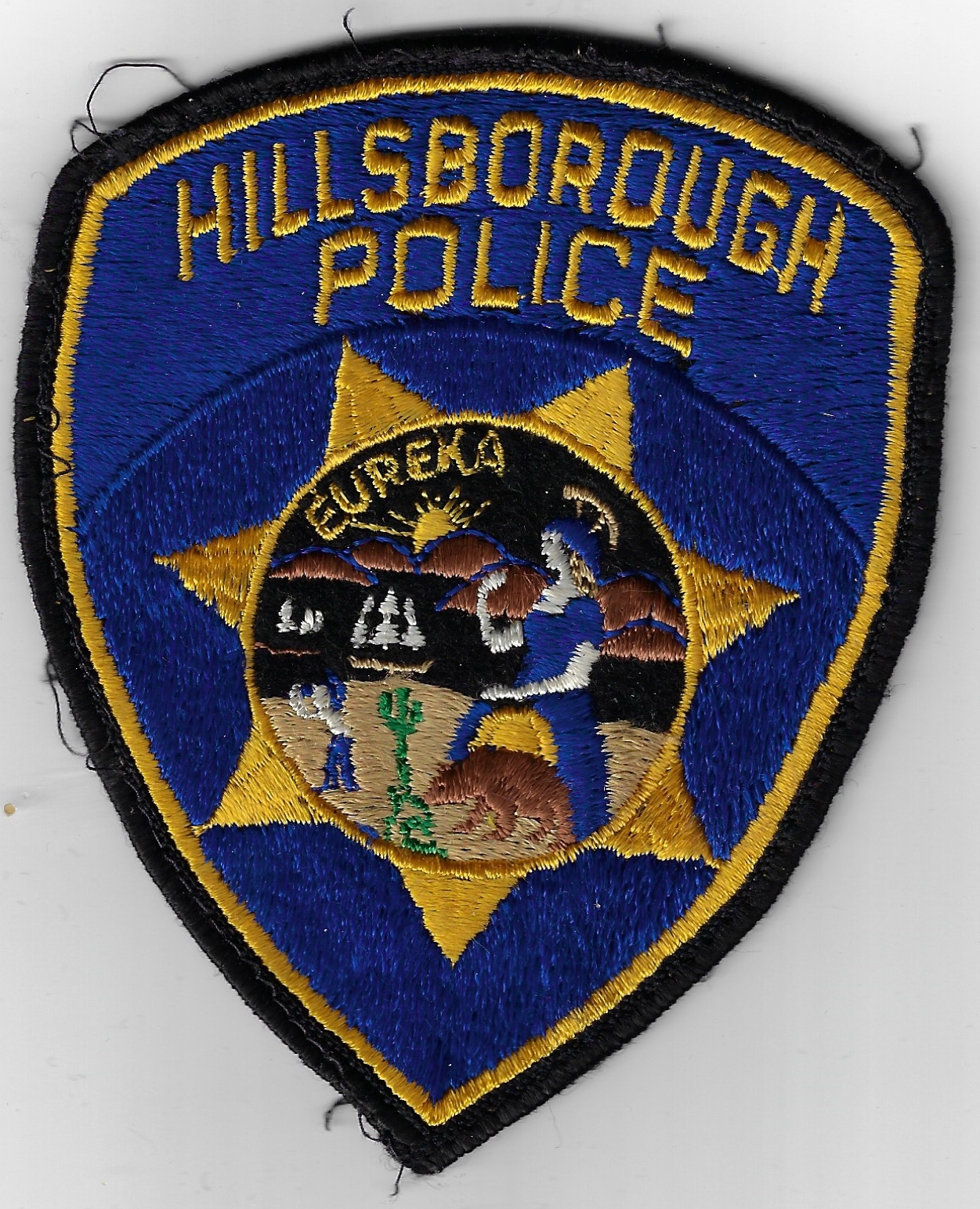 United States Hillsborough Police Cloth Patch