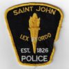 Canadian Saint John Police Cloth Patch