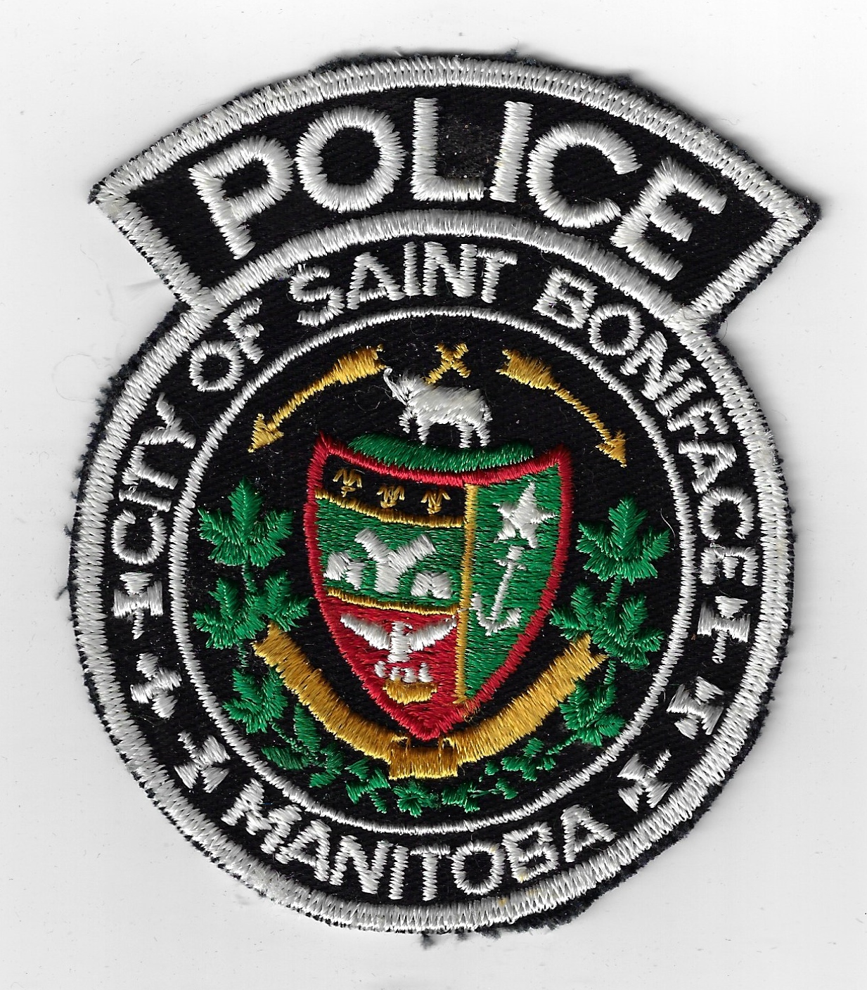 Canadian City of Saint Boniface Manitoba Police Cloth Patch