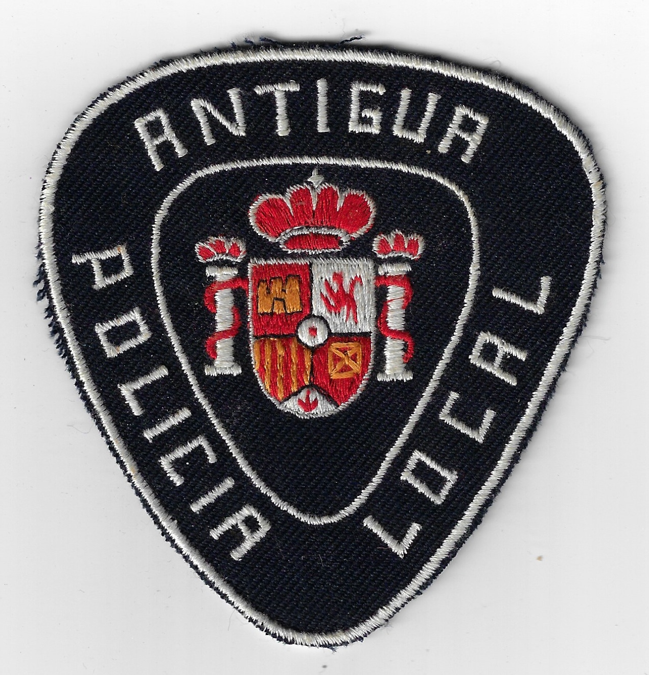 Antigua Policia Local Cloth Patch