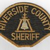 United States Riverside County Sheriff Cloth Patch