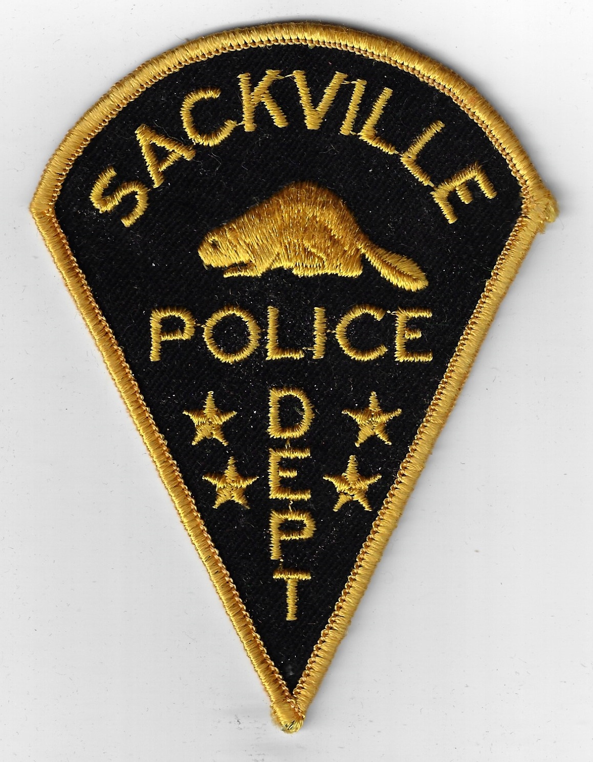 Canadian Sackville Police Department Cloth Patch