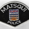 Canadian Matsqui Police Cloth Patch