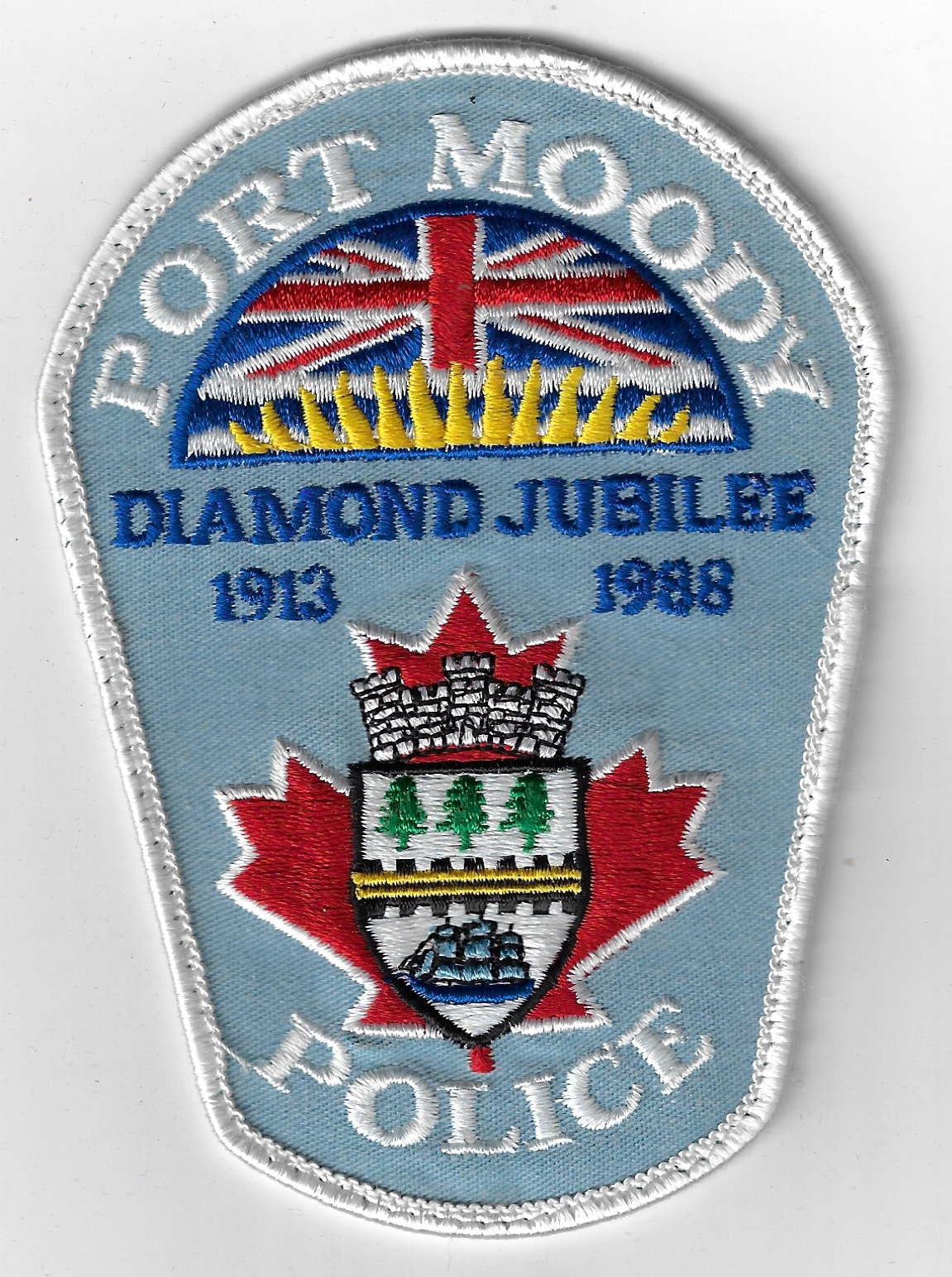 Canadian Port Moody Police Cloth Patch