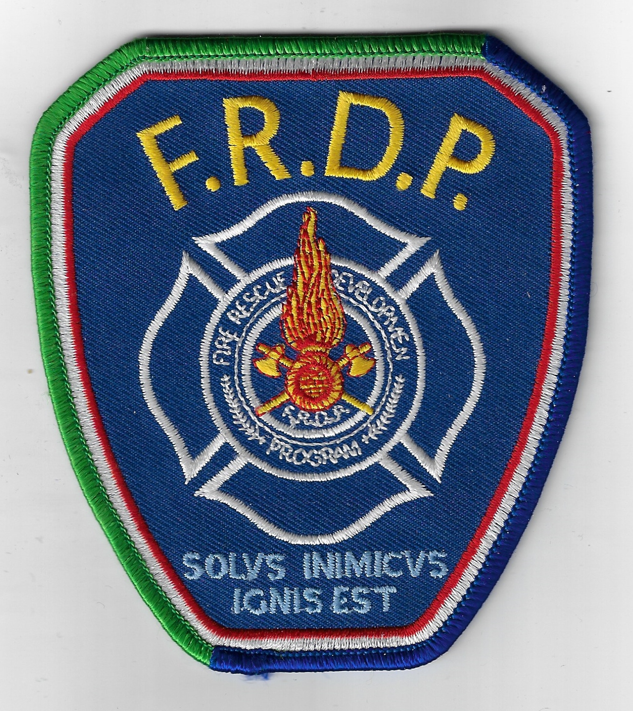 F.R.D.P Fire Rescue Development Program Cloth Patch