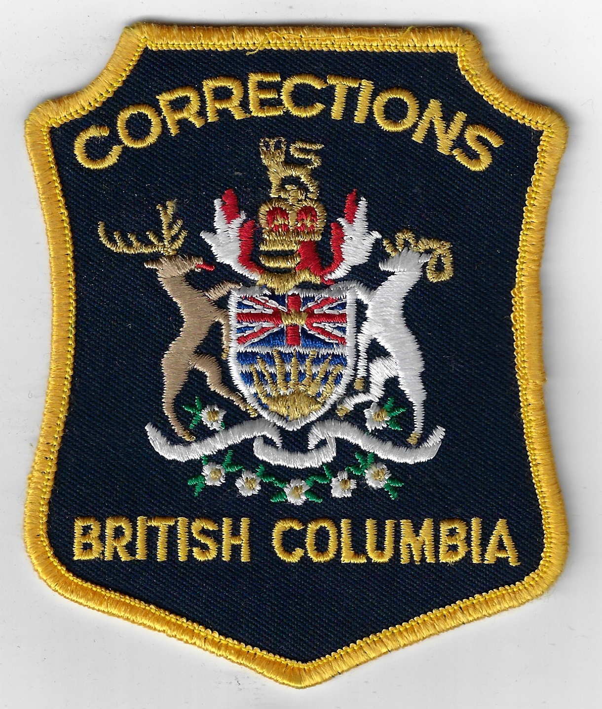 Canadian British Columbia Corrections Cloth Patch