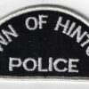 United States Town of Hinton Police Cloth Patch