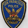 United States San Francisco Police Cloth Patch
